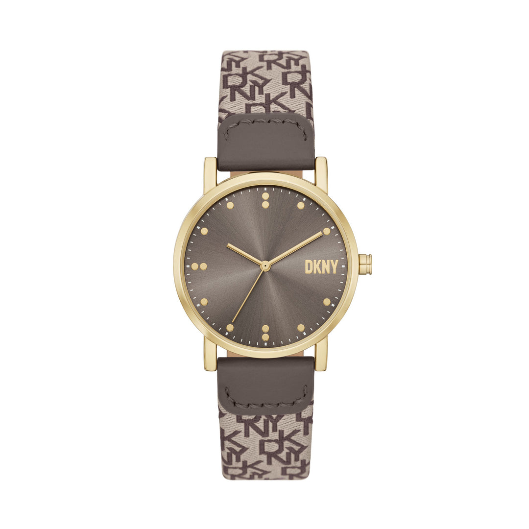 Dkny Soho Gold Fabric Women's Watch
