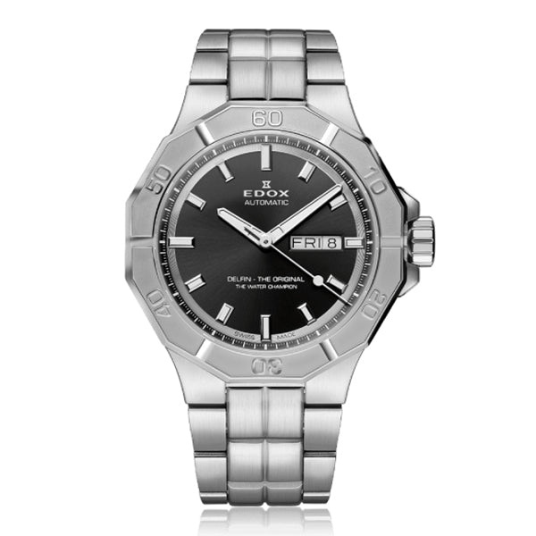 Edox Men's Delfin The Original Day-Date Automatic Watch