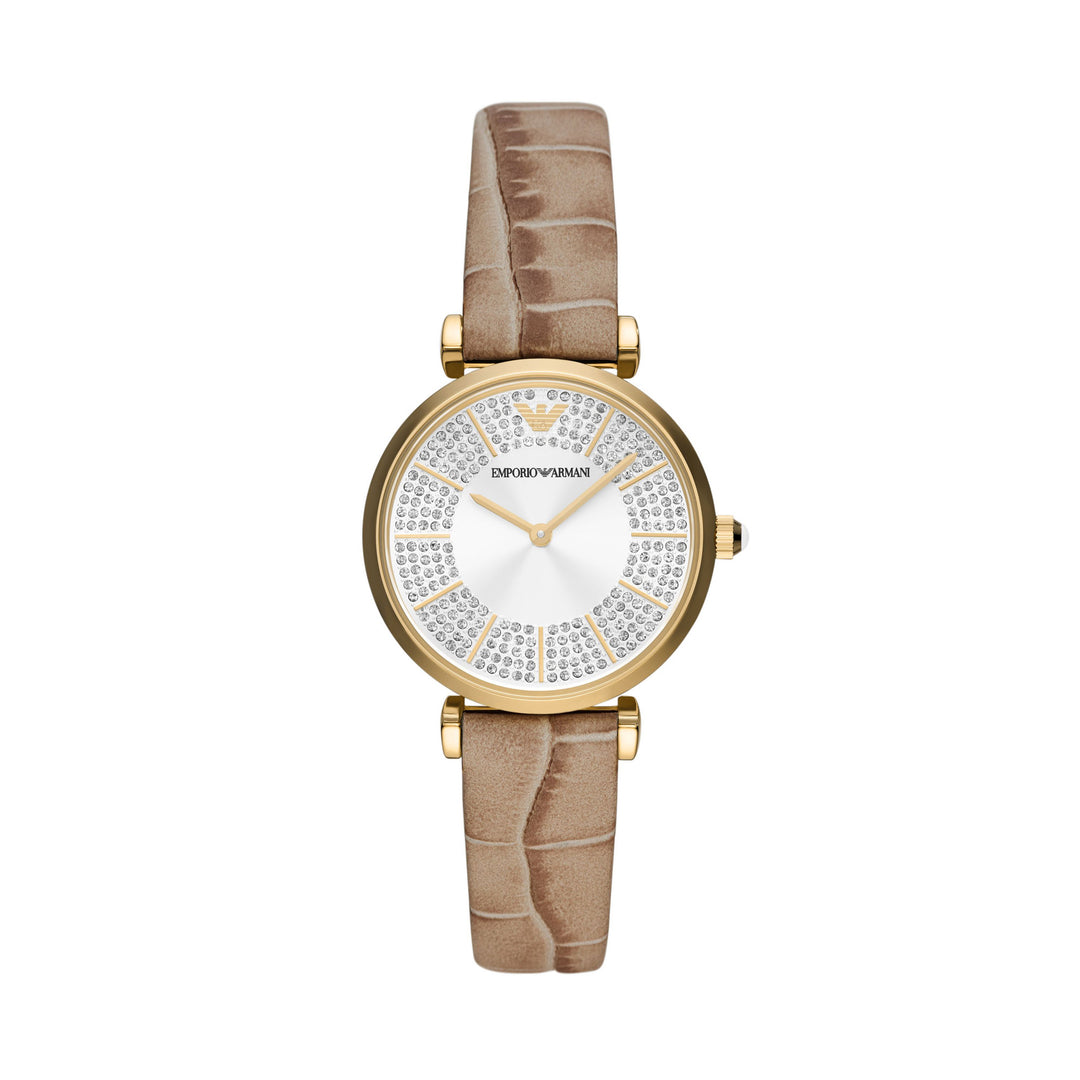 Emporio Armani Starry Night Gold Pro-Planet Leather Women's Watch