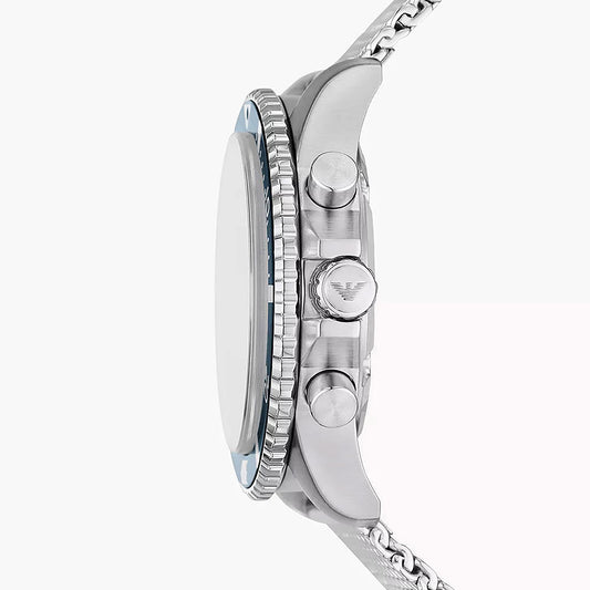Emporio Armani Diver Silver Stainless Steel Men's Watch