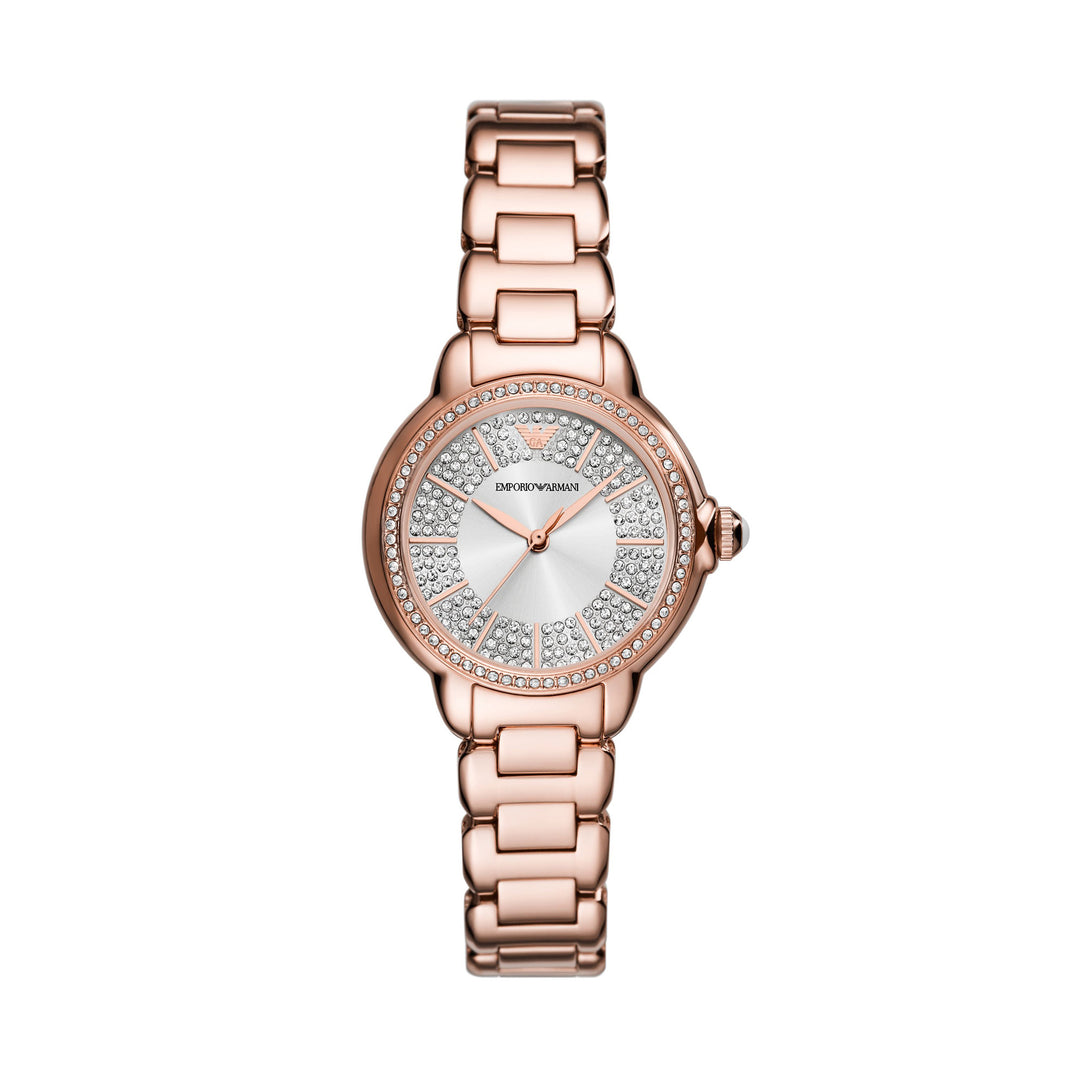 Emporio Armani Starry Night Rose Gold Stainless Steel Women's Watch
