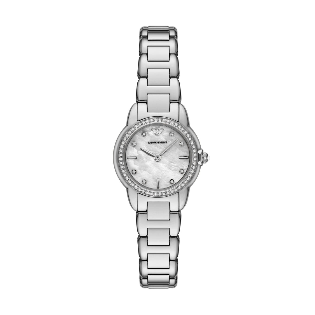 Emporio Armani Two-Hand Stainless Steel Watch
