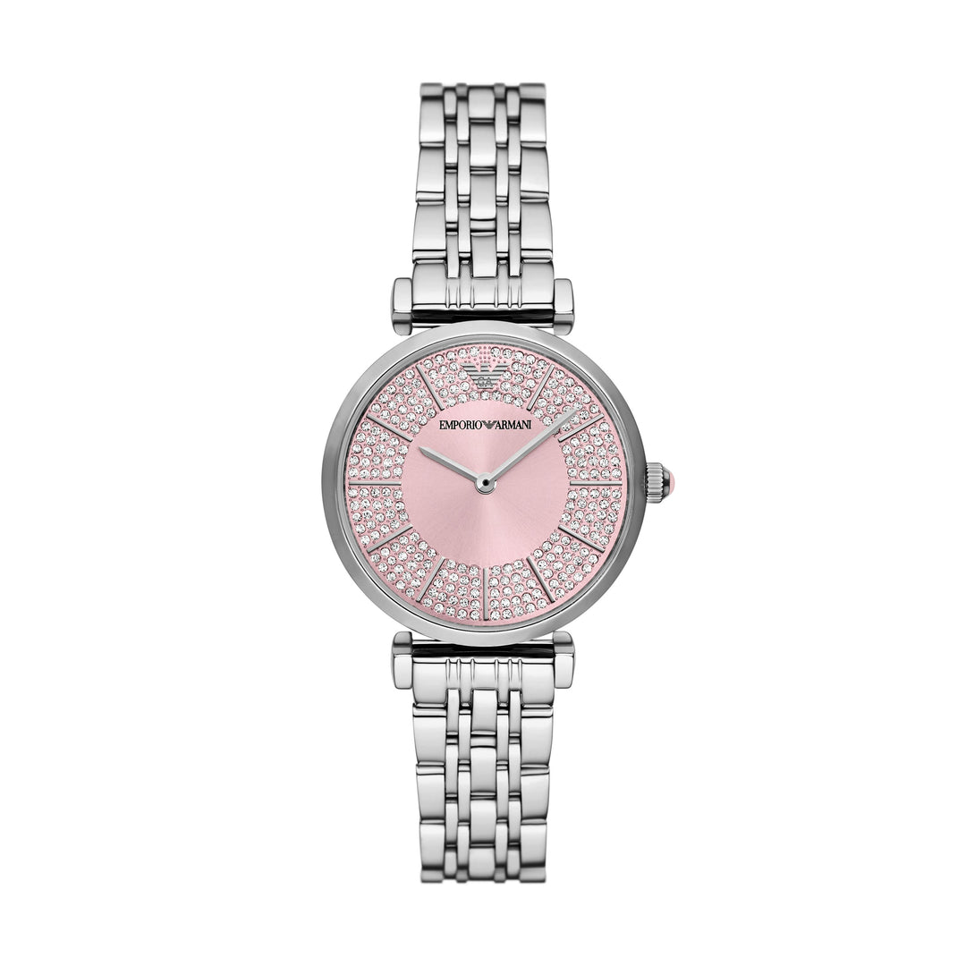 Emporio Armani Two-Hand Stainless Steel Watch
