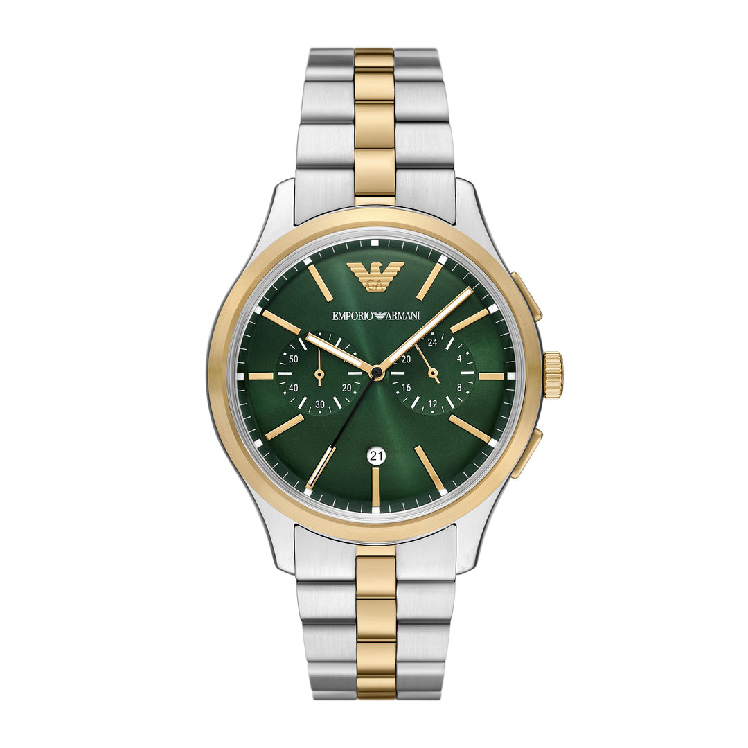 Emporio Armani Men's Chronograph Two-Tone Stainless Steel Watch