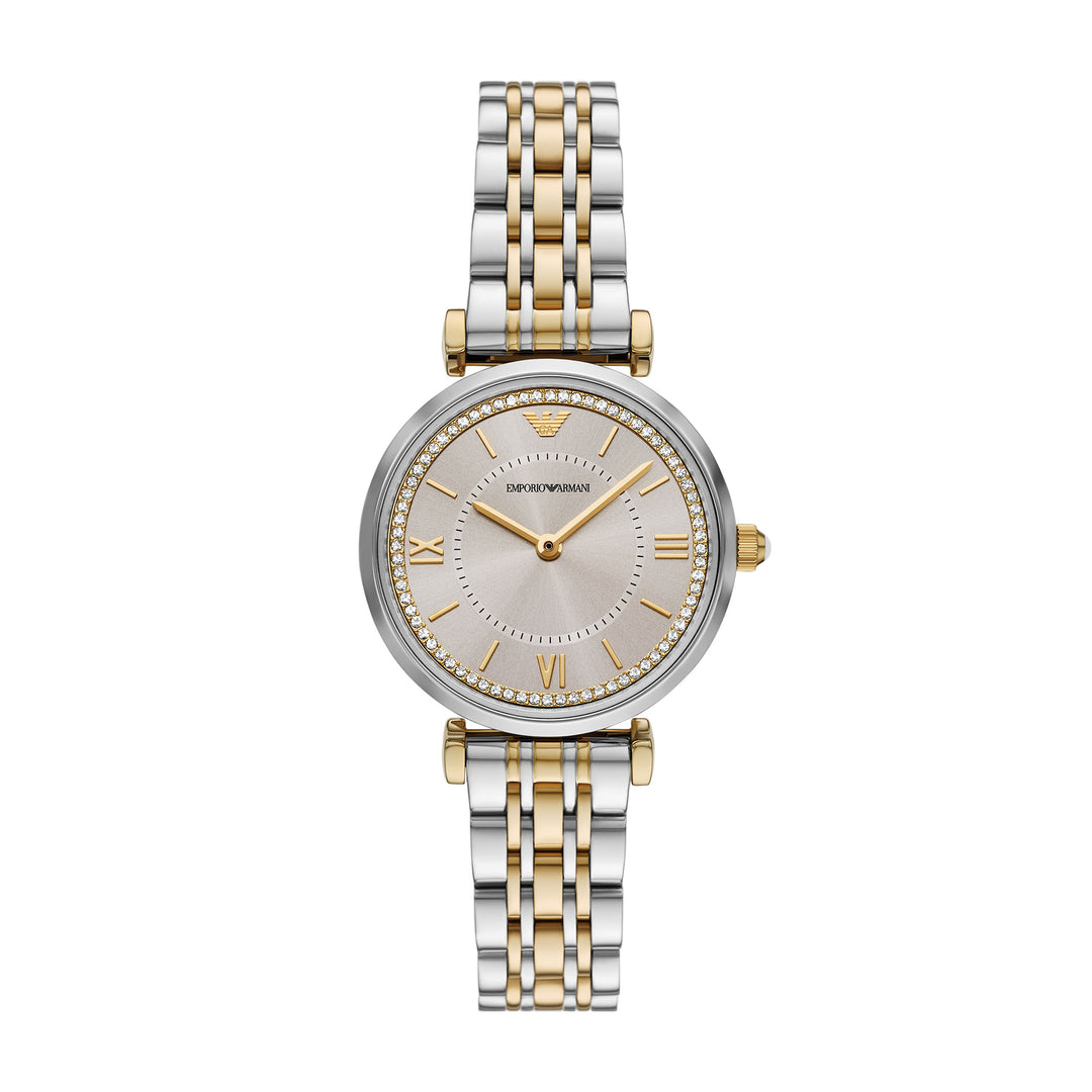Emporio Armani Women's Two-Hand Two-Tone Stainless Steel Watch