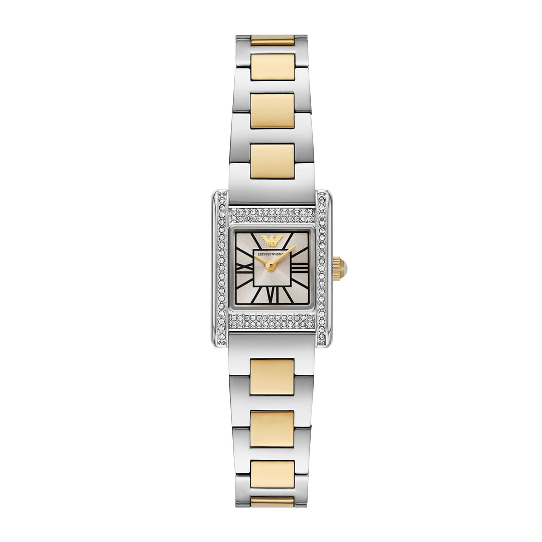 Emporio Armani Women's Two-Hand Gold-Tone Stainless Steel Watch