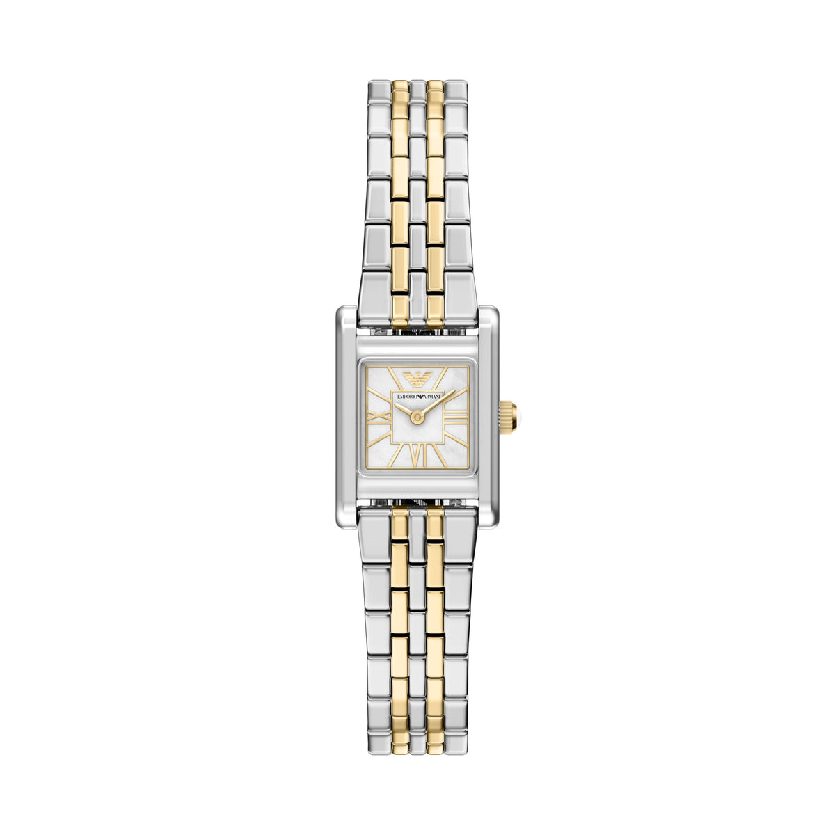 Emporio Armani Women's Two-Hand Two-Tone Stainless Steel Watch