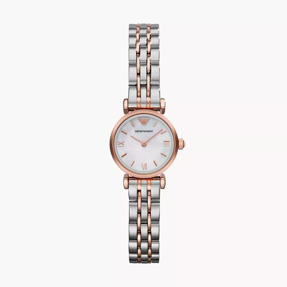 Emporio Armani Women's Two-Hand Two-Tone Stainless Steel Watch
