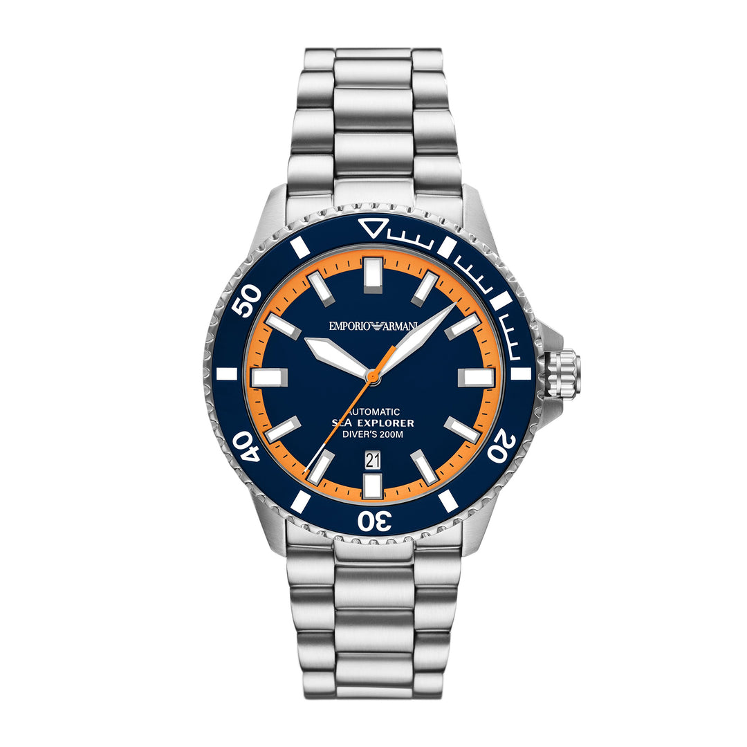 Emporio Armani Men's Sea Explorer Automatic Stainless Steel Watch