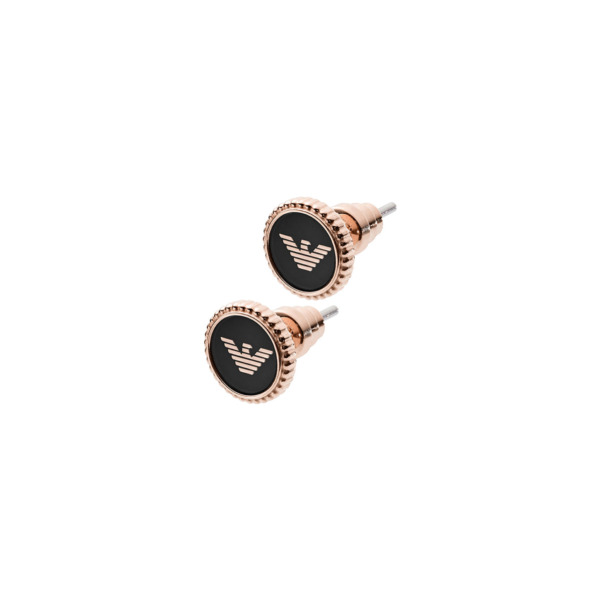 Emporio Armani Women's Rose Gold Stainless Steel Stud Earring