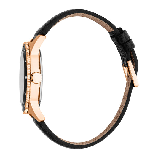 Esprit Men's 42mm Fashion Black Dial Watch