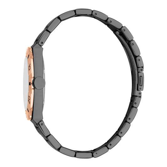 Esprit Men's 40mm Fashion Gun Color Dial Watch
