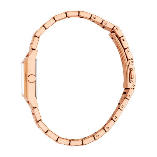 Esprit Women's 23 x 23.5mm Fashion Rose Gold Color Dial Watch