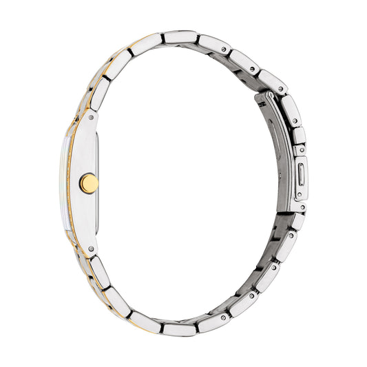 Esprit Women's 20.2 x 36.8mm Fashion Two Tone Silver & Gold Color Dial Watch