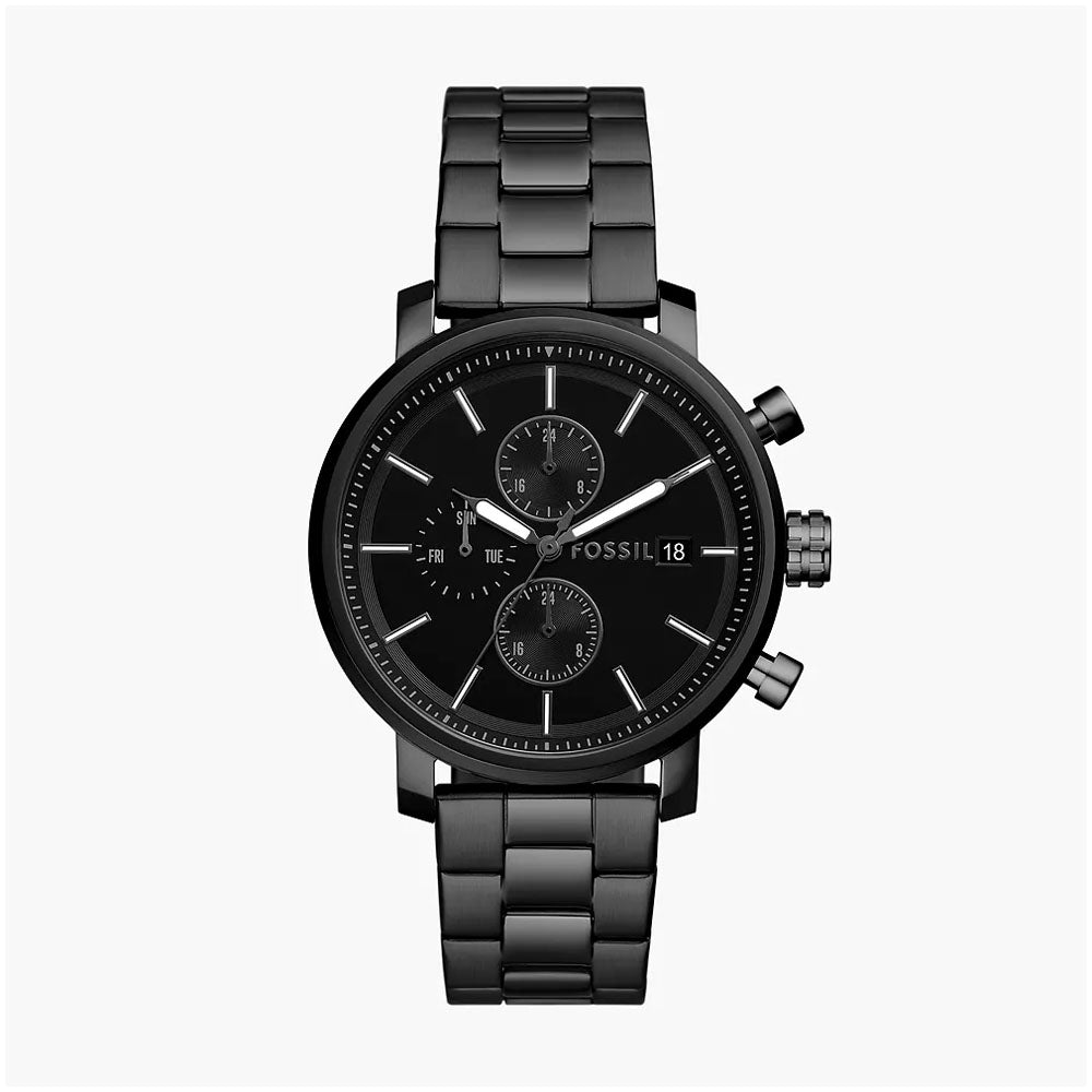 Fossil Rhett Multifunction Black Stainless Steel Watch