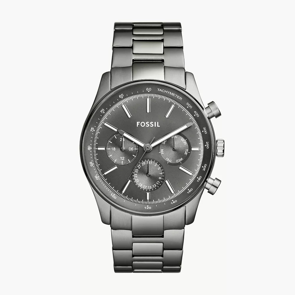 Fossil Sullivan Multifunction Smoke Stainless Steel Watch