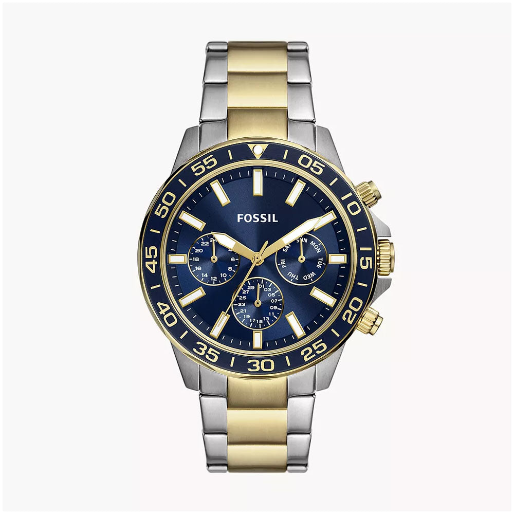 Fossil Bannon Multifunction Two-Tone Stainless Steel Watch