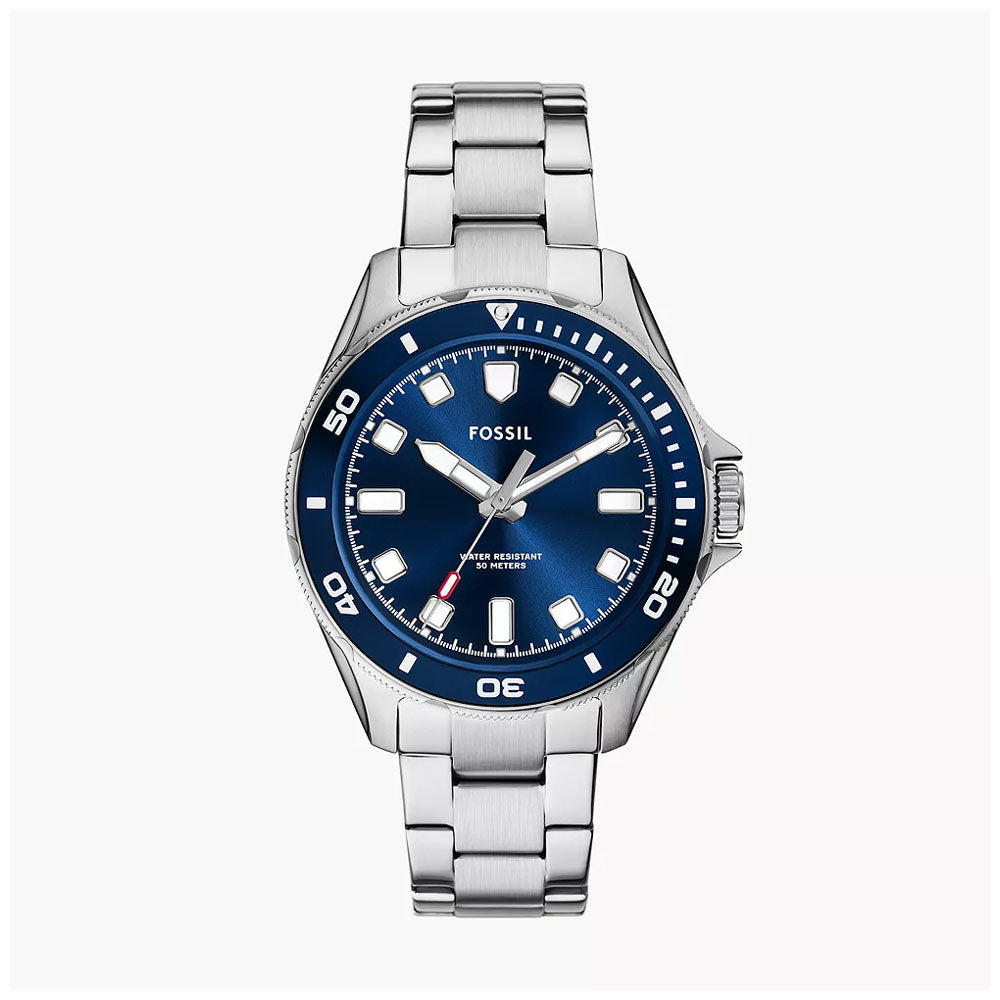 Fossil Dalton Three-Hand Stainless Steel Watch