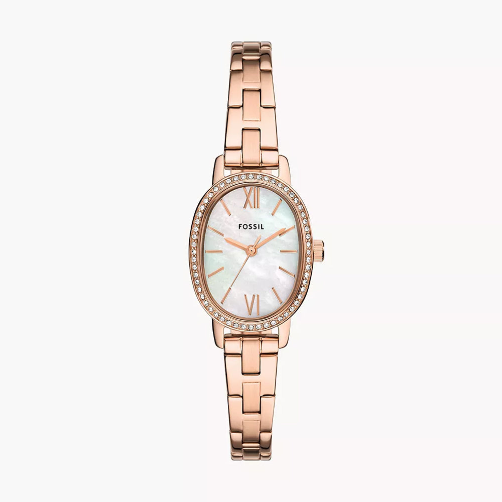 Fossil Penny Three-Hand Rose Gold-Tone Stainless Steel Watch
