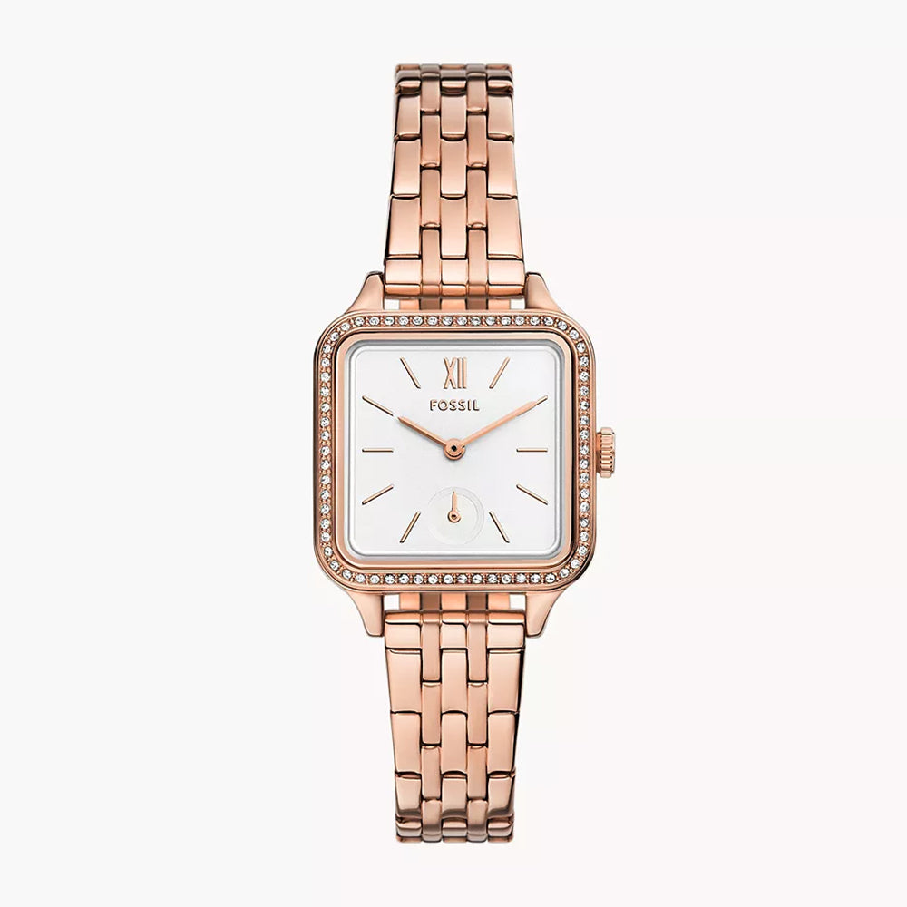 Fossil Colleen Three-Hand Rose Gold-Tone Stainless Steel Watch