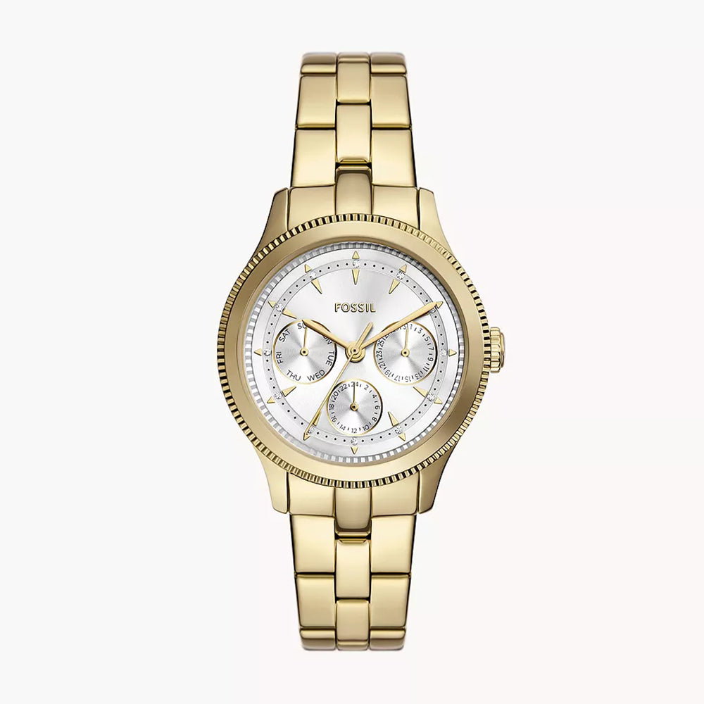 Fossil Brynn Multifunction Gold-Tone Stainless Steel Watch