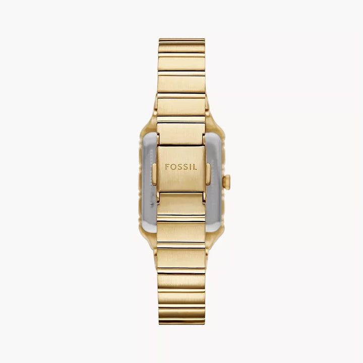 Fossil Women's Raquel Three-Hand Gold-Tone Stainless Steel Watch