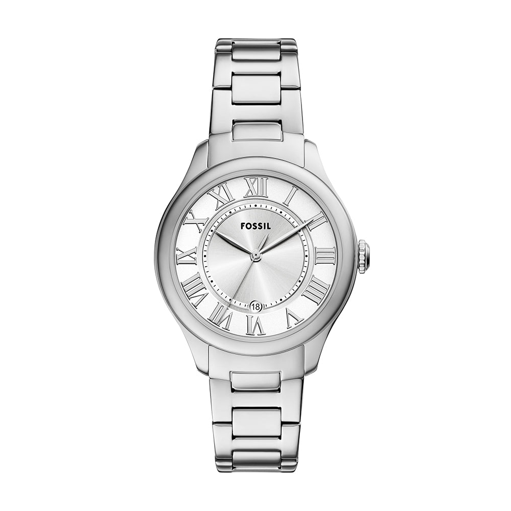 Fossil Gilmore Three-Hand Date Stainless Steel Watch