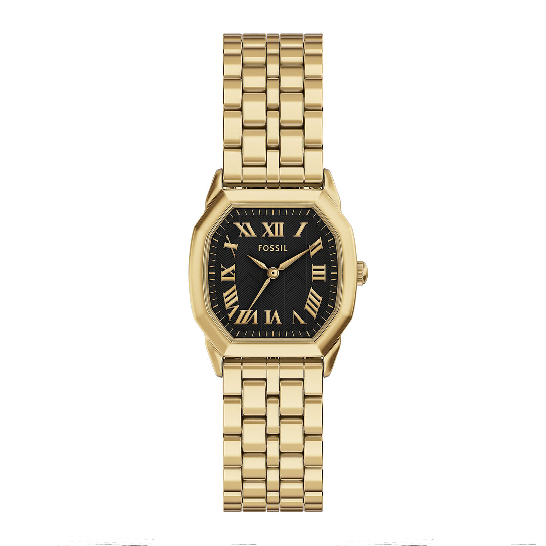 Fossil Women's Harlow Three-Hand Gold-Tone Stainless Steel Watch