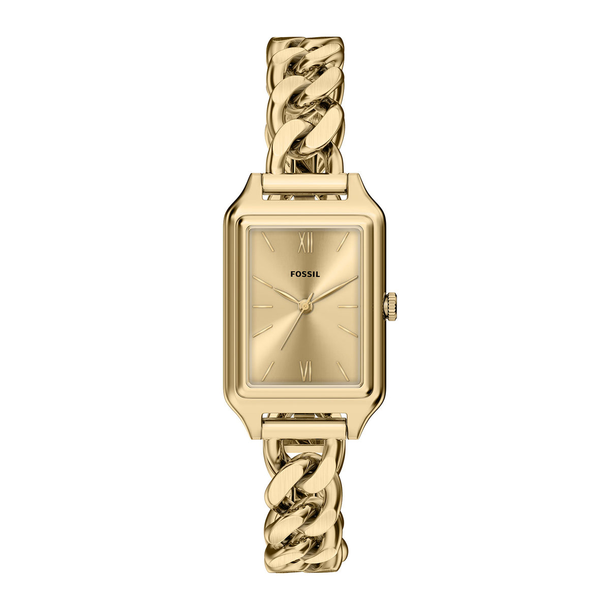 Fossil Women's Raquel Three-Hand Gold-Tone Stainless Steel Watch