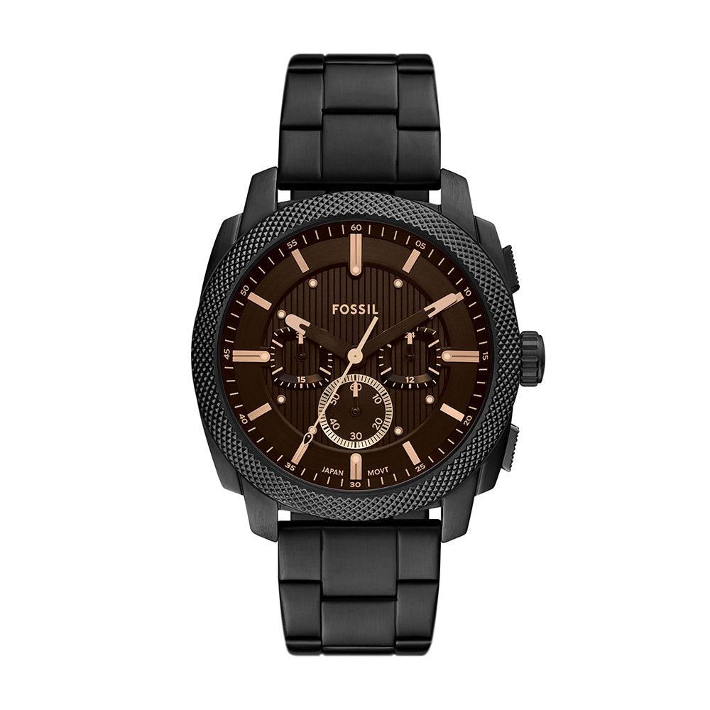 Fossil Machine Chronograph Black Stainless Steel Watch