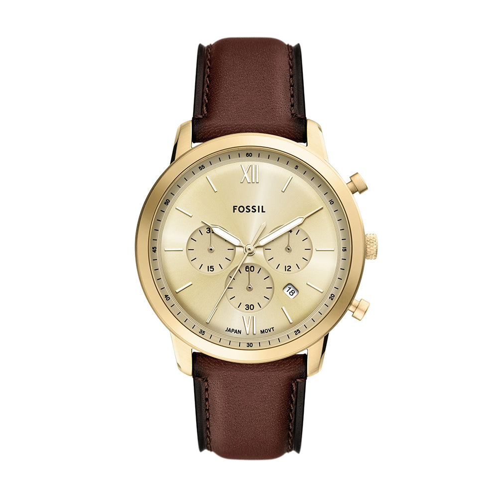 Fossil Neutra Chronograph Brown Leather Watch