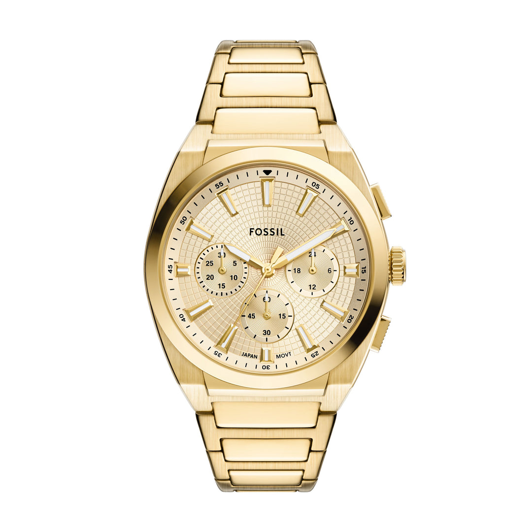 Fossil Everett Chronograph Gold-Tone Stainless Steel Watch