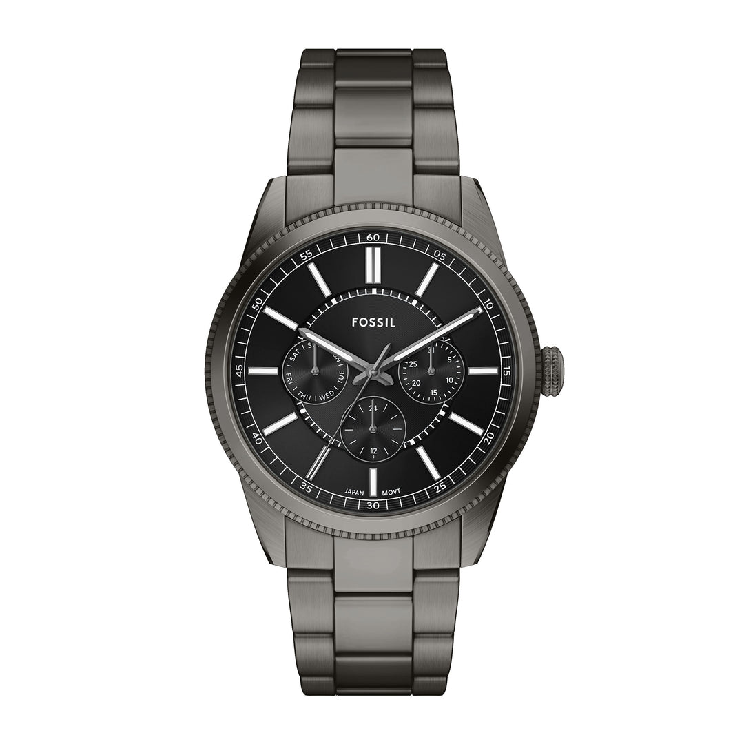Fossil Men's Pearson Multifunction Gunmetal Stainless Steel Watch