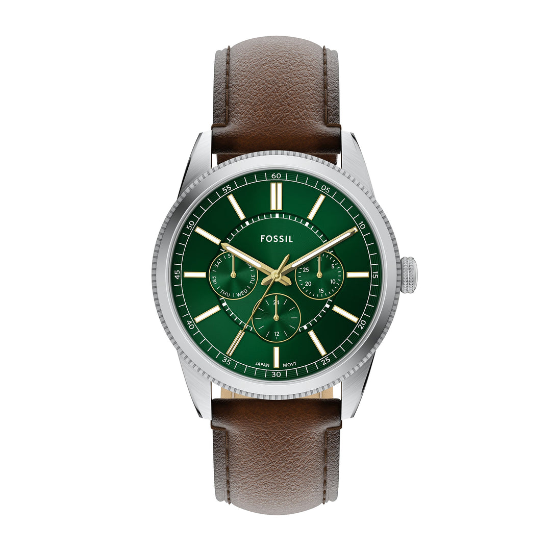 Fossil Men's Pearson Multifunction Brown Leather Watch