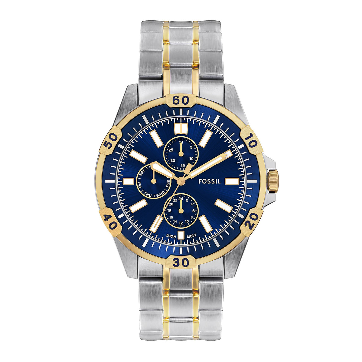 Fossil Men's Garrett Multifunction Two-Tone Stainless Steel Watch