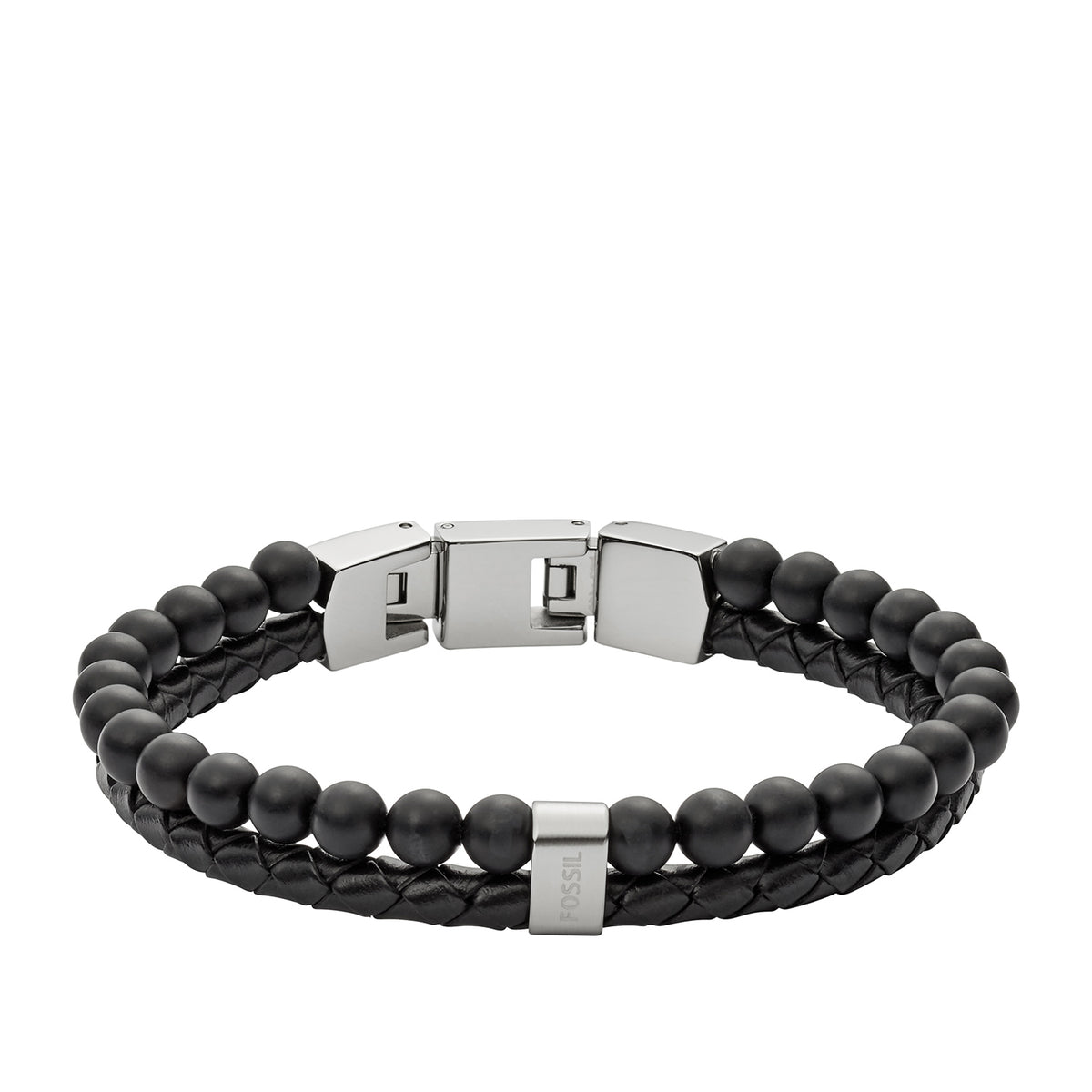 Fossil Men's Beaded Multi-Strand Bracelet