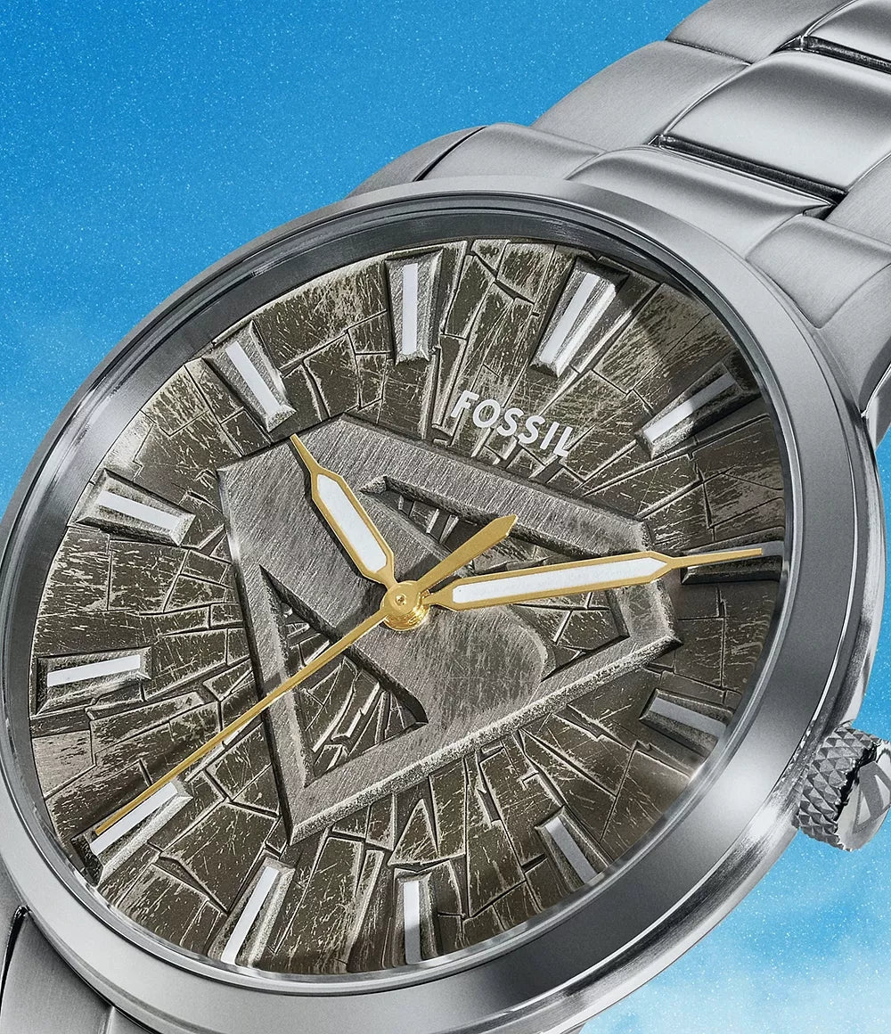 Superman x Fossil Limited-Edition S-Shield Watch Set