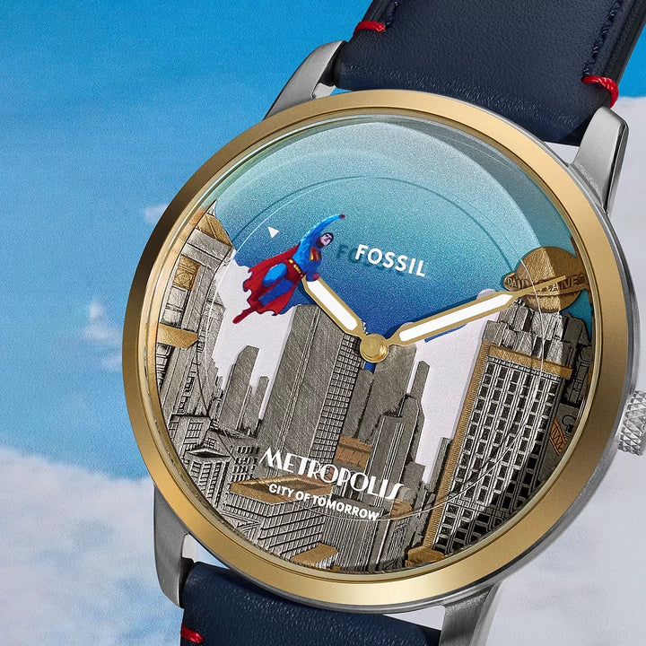 Superman x Fossil Limited-Edition Metropolis Watch Set