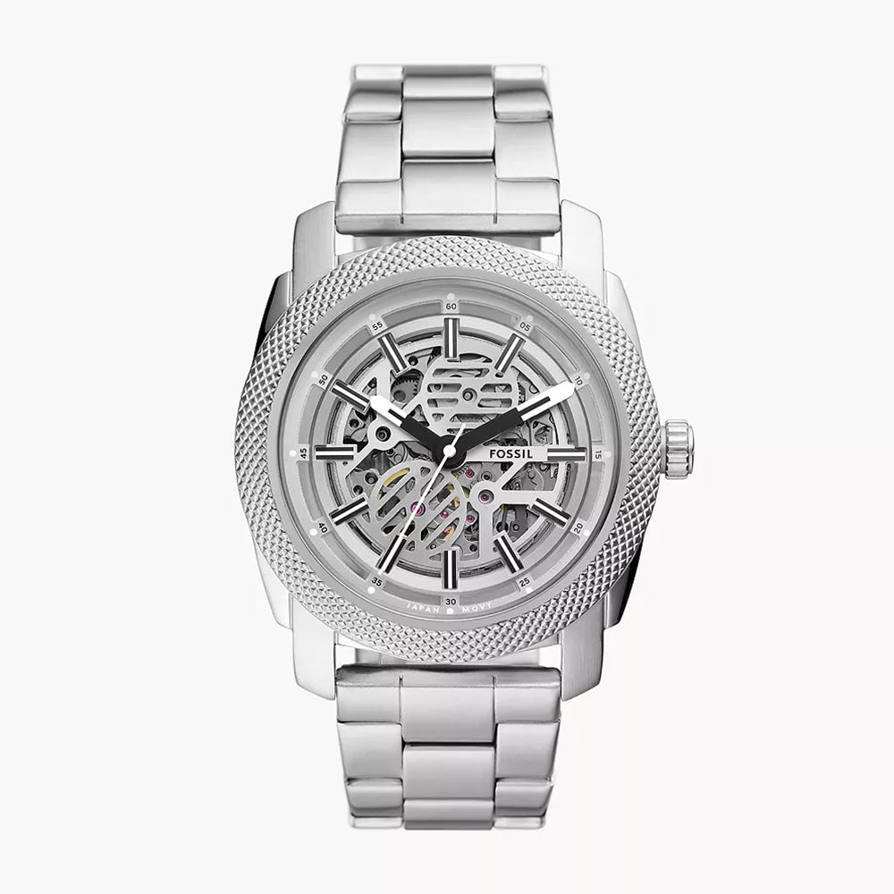 Fossil Machine Automatic Stainless Steel Watch
