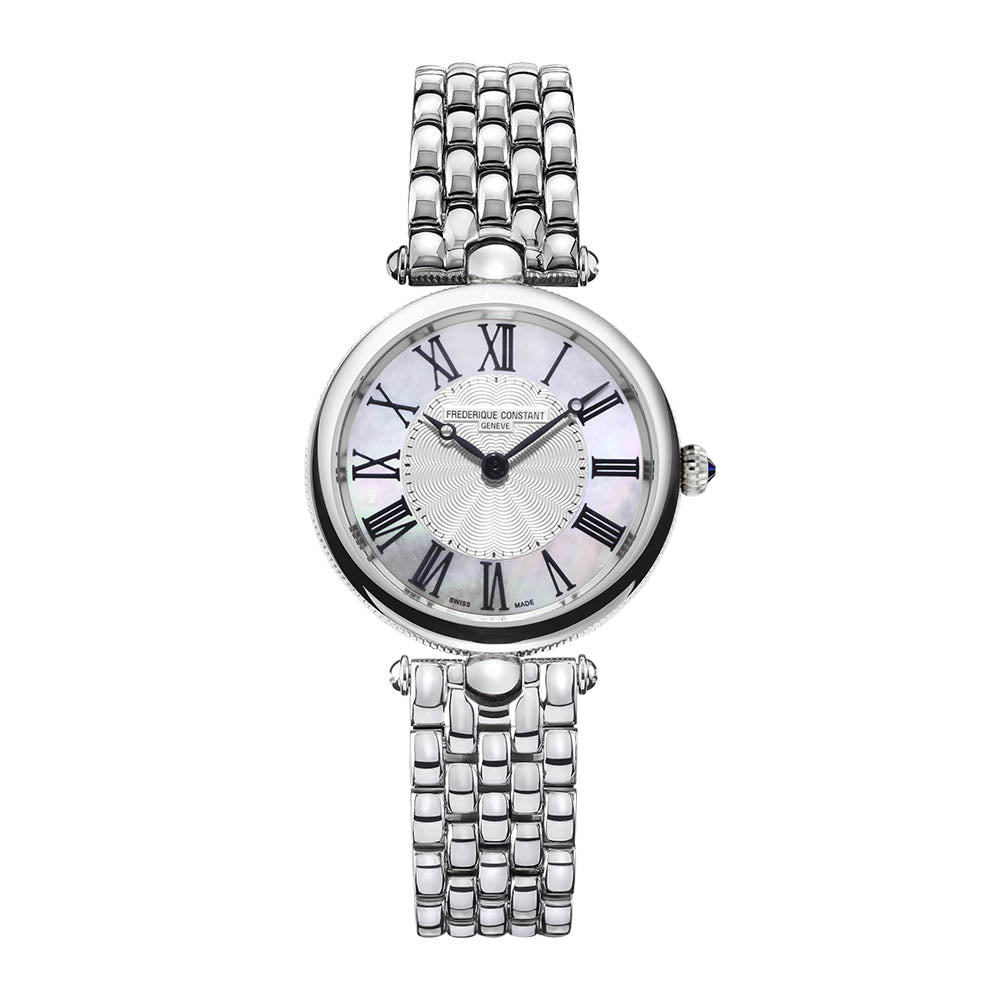 Frederique Constant Women's Watch Silver Tone Case Silver Dial Quartz Watch