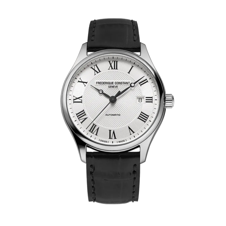 Frederique Constant Men's Silver Tone Case Silver Dial Automatic Watch