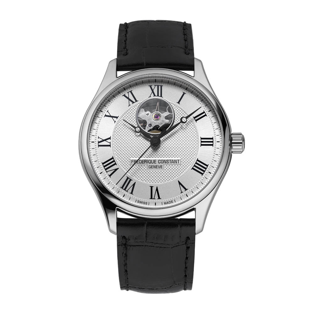 Frederique Constant Men's Watch Silver Tone Case Silver Dial Automatic Watch