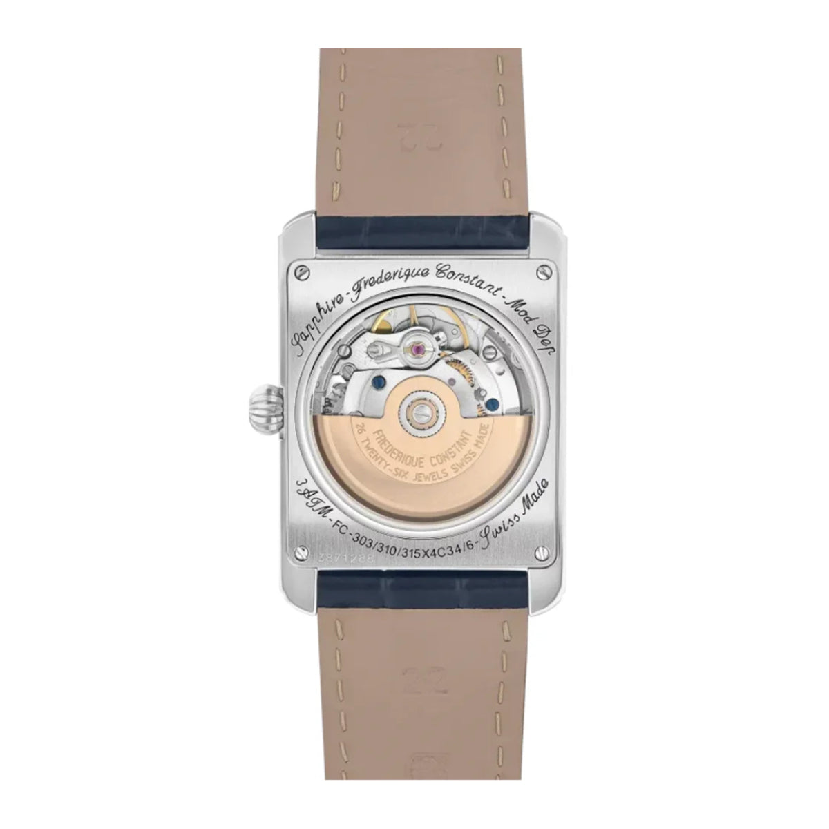 Frederique Constant Classics Carree Heart Beat Automatic Gents Watch