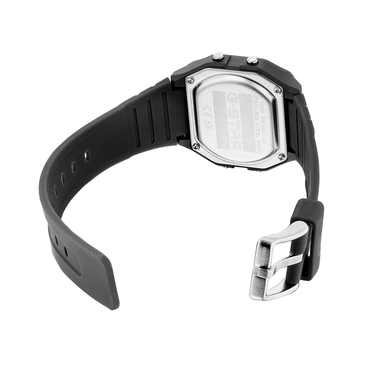 G-Star Men's Gridline 38x42mm Quartz Digital Watch GSW.501.03