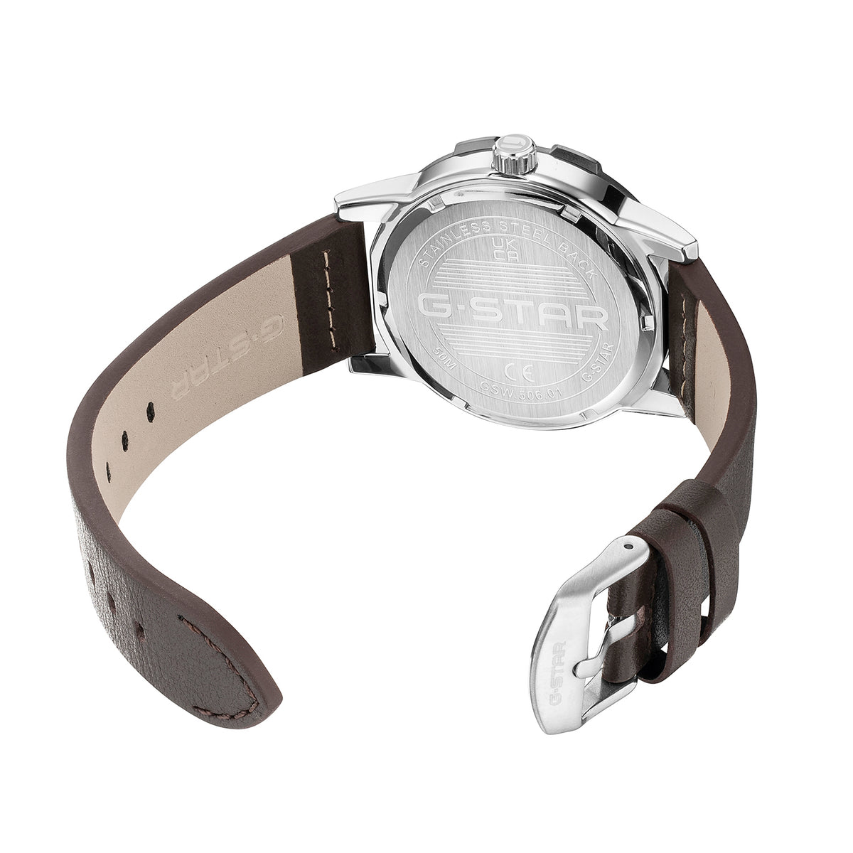 G-Star Men's Constructed 43mm Quartz Analog Watch GSW.506.01
