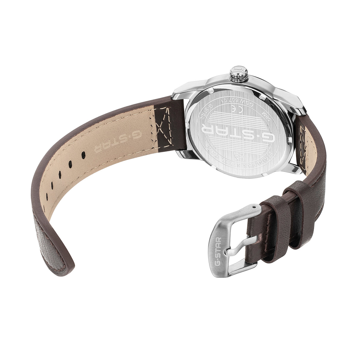 G-Star Men's Selvedge 42mm Quartz Analog Watch GSW.507.01