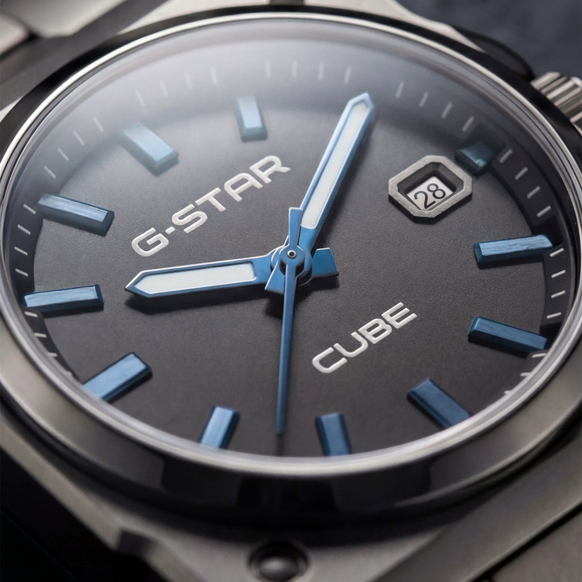 G-Star Men's Cube 41mm Quartz Analog Watch GSW.508.07