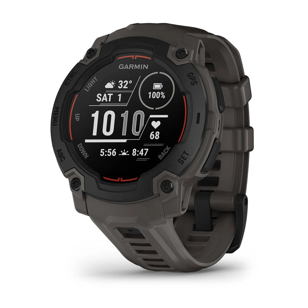 Garmin Instinct E, 45 mm Black Bezel With Charcoal Band