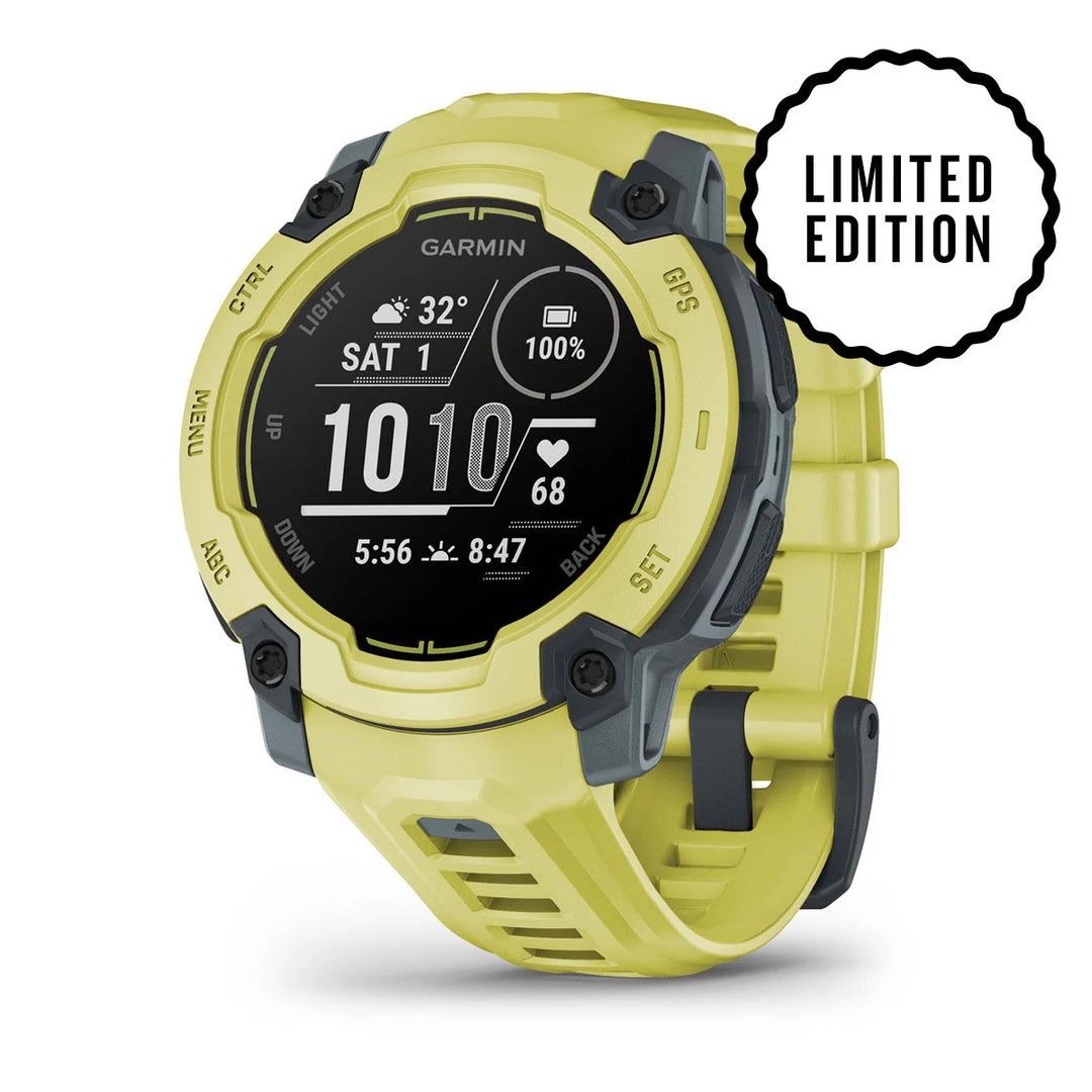 Garmin Instinct E, 45 mm Electric Lime Bezel With Electric Lime Band