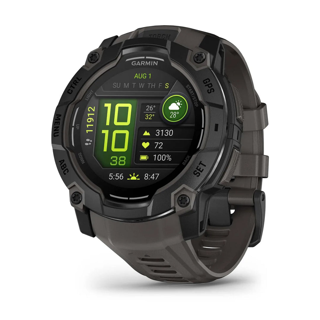 Garmin Instinct 3, 50mm, Amoled, Black Bezel With Charcoal Band